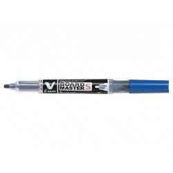 Marker pentru tabla Pilot Vboard Master S, varf rotund, 1.3 mm, albastru PWBMA-VS-EFL-BG