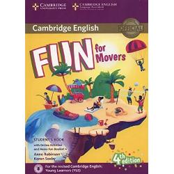 Fourth edition of the full-colour Cambridge English Young Learners YLE preparation activities for all three levels of the test Starters Movers Flyers updated to reflect the new revised specifications which will be out in January 2018Fun for Movers Students Book provides full-colour preparation for Cambridge English Movers Fun activities balanced with exam-style questions practise all the areas of the syllabus in a communicative way and support young learners in the 