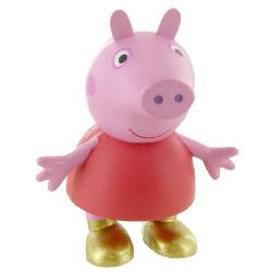 Peppa Pig este un serial indragit de animatie Vedeta serialului este Peppa aceasta locuieste impreuna cu fratiorul ei George si cu parintii sai Mummy Pig and Daddy Pig - Dimensiuni 6 cm- Varsta recomandata 3 ani