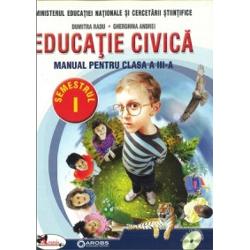 Manualul de Educa&539;ie civic&259; pentru clasa a III-a autoare Dumitra Radu &351;i Gherghina Andrei are o structur&259; clar&259; bine definit&259; care nu creeaz&259; confuzii Respect&259; particularit&259;&539;ile de vârst&259; ale elevilor îmbin&259; în mod optim metodele tradi&539;ionale cu cele moderne &351;i permite crearea unui climat favorabil spiritului de cooperare toleran&539;&259; 