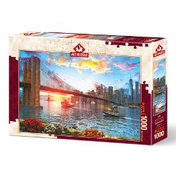 Puzzle 1000 piese sunset on new york ap5185