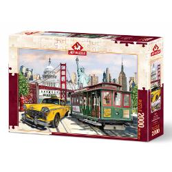 Puzzle 2000 piese usa collage ap5473