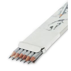 Creioane cu mina de grafit   Duritatea HB2B4B6B7B8B sau 2HHHBB2B3B  Set 6 creioane   Diametru grif 32mmNu sunt recomandate copiilor cu virsta sub 3 ani 