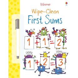     This fun book is a perfect way to help young children learn how to do simple sums allowing them to practise time and time again using the special wipe-clean pen    Children will have fun learning basic maths skills as they help the monsters with their sums including counting balloons at a birthday party and adding up the monsters’ eyes and teeth    span 