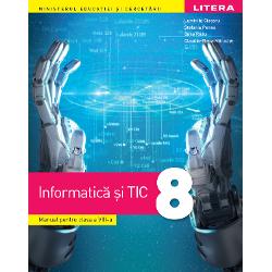 Informatic&259; &537;i TIC Manual pentru clasa a VIII-aLumini&539;a Ciocaru &536;tefania Penea Oana Rusu Claudia-Elena MitracheReferen&539;i &537;tiin&539;ifici Conf univ dr Radu-Eugen Boriga Facultatea de Matematic&259; &537;i Informatic&259; – Universitatea din Bucure&537;tiProf Marilena Frîncu Liceul Greco-Catolic „Timotei Cipariu Bucure&537;ti