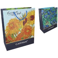 Punga cadou 26x32x12cm Van Gogh iris sunflowers 0331812