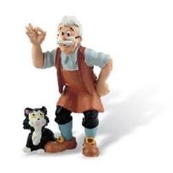     Figurina jucarie reprezentand personajul din desene animate Gepeto     Detalii foarte asemanatoare cu cele reale    Figurina are un 