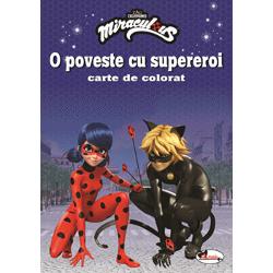 Ladybug Cat Noir &537;i multe alte personaje te invit&259; s&259; iei parte la aventura vie&539;ii tale Vrei s&259; te al&259;turi supereroilor din seria Miraculous Ai nevoie de creioane colorate &537;i de mult&259; imagina&539;ieVrei s&259; fii &537;i tu un erou Miraculous Nimic mai simplu D&259; via&539;&259; personajelor colorându-le apoi alege-&539;i eroul preferat
