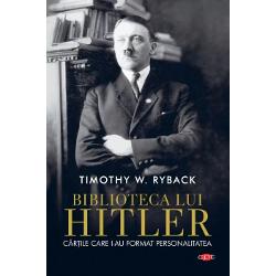 Biblioteca lui Hitler însuma circa 16 000 de volume care în mare parte au intrat în posesia trupelor americane la încheierea r&259;zboiului Reputatul cercet&259;tor american Timothy W Ryback a descoperit &351;i cercetat în Biblioteca Congresului din Washington DC &351;i în alte centre de documentare din Statele Unite &351;i din Europa aproximativ 1200 de lucr&259;ri care au apar&355;inut dictatorului multe dintre ele cu adnot&259;rile &351;i 