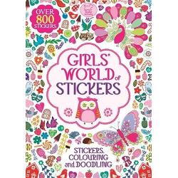 The perfect present for any girl who likes to get creative Girls World Of Stickers contains beautiful colour illustrations stunning scenes and pretty patterns to embellish beautify and finish off with pens colouring pencils or stickers From designing incredible outfits to decorating scrumptious cakes and crafting beautiful bracelets to sticking shimmering patterns on butterfly wings there is so much fun to be had
