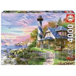 Puzzle Lighthouse at Rock BayPuzzle 4000 piese Puzzle-ul asamblat are 136 x 96cm