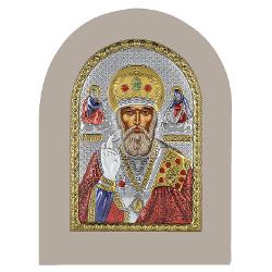 Sfantul nicolae 10x14 cm auriu color ma/e 1108wh-dx-c