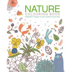 Nature Colouring Book. Delightful images to put a smile on your face