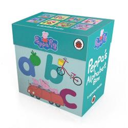 Learn your ABC with Peppa in this colourful board book boxset - a first concept book perfect for the very youngest Peppa Pig fan With simple text and pictures this chunky book is perfect for little hands