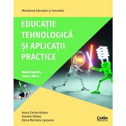 Manualul a fost realizat de un colectiv format din trei autoare • IOANA CORINA ROTARU profesor grad didactic I Colegiul Na&539;ional „E Racovi&539;&259;” Ia&537;i autoare de manuale &537;colare &537;i auxiliare curriculare ghiduri metodologice &537;i bro&537;uri membru în comisia na&539;ional&259; pentru disciplina educa&539;ie tehnologic&259; propun&259;tor 