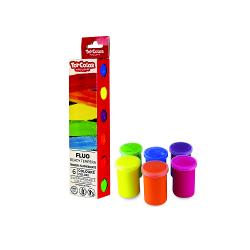 Tempera Toy Color Fluorescent&259; 25 ml 6 culoriTempera gata de utilizat în culori intense &537;i fluorescente Pictatul devine astfel cu adev&259;rat distractiv pentru orice vârst&259;Se îndep&259;rteaz&259; cu u&537;urin&539;&259; de pe piele &537;i de pe cele mai multe tipuri de &539;es&259;turi doar cu ap&259; receNu con&355;in gluten &351;i nu provoac&259; alergii in contact cu pielea sau la înghi&355;irea 