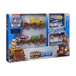 Patrula catelusilor set 6 masinute metalice off road edition 6058351