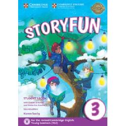 Enjoyable and engaging practice for the revised 2018 Cambridge English Young Learners YLEStoryfun Level 3 Students Book provides full-colour preparation material for Cambridge English Movers It contains eight fully-illustrated stories with accompanying activities for students to enjoy These include songs and exam-style questions that practise the grammar vocabulary and skills needed at each level Extra speaking practice and projects provide opportunities for extension 