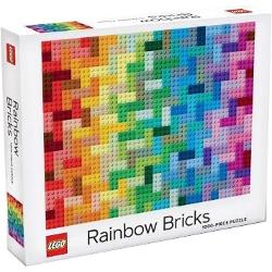 Puzzle cu 1000 de piese Lego Rainbow Bricks Ridleys