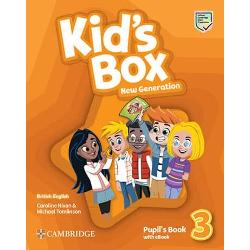 THE CLASSIC COURSE FOR A NEW GENERATIONKids Box New Generation is a 7-level general English course that takes learners through to A2 by the end of level 6 Its also officially validated exam preparation material with a syllabus that follows the Cambridge English Qualifications for Young LearnersA generation has learnt English with Kids Box Maskman Marie Trevor Monty the Star family and their friends are back as 