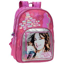 Ghiozdan 42cm 2comp violetta star 75924
