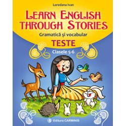 Lucrarea Learn English through Stories este o culegere de 9 teste ce au la baz&259; trei pove&351;ti cunoscute – Alb&259;-ca-Z&259;pada Frumoasa Adormit&259; &351;i Frumoasa &351;i BestiaTestele con&355;in câte un fragment de poveste &351;i exerci&355;ii diverse care le dezvolt&259; elevilor capacitatea de în&355;elegere a textului &351;i abilitatea de exprimare corect&259; în limba englez&259; Vocabularul este fixat cu u&351;urin&355;&259; 