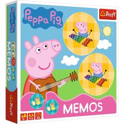 Memory este un joc popular de memorie si perceptie care a castigat inimile jucatorilor din intreaga lumeDe data aceasta Peppa Pig si prietenii ei te invita sa jociPe casetele de carton veti gasi personaje ale unor desene animate iubite pentru copii intitulate Purcelusul PeppaCombina aceleasi ilustratii in perechi si distreaza-te cu Peppa
