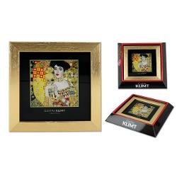 Tablou din sticla Klimt - Adele 13 x 13cm 2629003