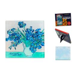 Suport pentru pahar din sticla Van Gogh - Iris 10 x 10cm 1950102