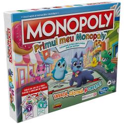 Jocul de masa Monopoly Discover ofera instrumente de predare distractive pentru familii Dispune de o tabla de joc cu doua fete cu 2 niveluri de joc astfel incat sa puteti decide ce nivel este potrivit pentru familie O parte se concentreaza pe numarare si potrivire recomandata copiilor de 4-5 ani Întoarceti tabla pentru o joaca mai avansata concentrandu-va pe citit si matematica simpla recomandata copiilor cu varsta de la 6 ani in sus Jocul din fiecare nivel foloseste propriul 