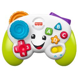 Controller-ul de la Laugh&Learn are 2 setari Învatare si Joaca Prezinta forme culori litere si numere pentru o distractie interactiva Disponibil in limba romana