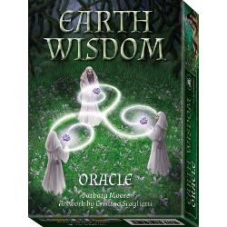 EARTH WISDOM ORACLE is an oracle deck of great visual power full of mystery and spirituality It is a creative synergy between writer Barbara Moore a renowned American tarot and divination expert and the young  talented Italian artist Cristina ScagliottiThe EARTH WISDOM ORACLE draws its inspiration from three different spiritual traditions· Crystals every card connects to a crystal or gemstone and to their energy· Herbs and plants Each 