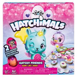 A sosit unul dintre cele mai interesante jocuri de societate bazat pe indragitele personaje Hatchimals Sunt incluse 2 figurine Hatchimals