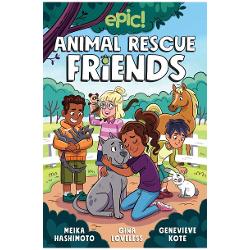 At the Animal Rescue Friends shelter everyone is looking for a way to belong—kids and animals alike From Epic Originals Animal Rescue Friends is a heartwarming three-book graphic novel series filled with humor and furry friendshipsWelcome to Animal Rescue Friends where any stray can find a friendly face—furry or otherwise This first collection of middle-grade comics includes five tales of found family A lonely girl living in the suburbs finds happiness with a 