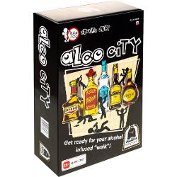 Alco City este un joc pentru adulti peste 18 ani din seria Witty Hooligan În el veti avea ocazia sa va plimbati prin diverse locuri interesante pentru cunoscatorii vietii de noapte precum restaurante discoteci cluburi de striptease si nu in ultimul rand - biblioteca Pentru a nu cadea in mainile politiei  trebuie sa va valorificati ingeniozitatea si maiestria Pachetul contine 56 de carti un zar 18 carti cu locatii Jocul se poate juca in 2-10 jucatori