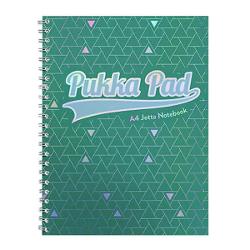 Caiet cu spirala Pukka Pads Glee A4 dictando 200 pagini verde 