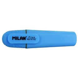 Marker evidentiator Milan Cantitate ridicata de pigment grosime varf 2 - 5 mm Culoare albastru