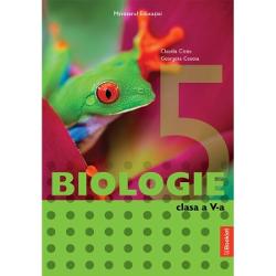 Manualul de Biologie – clasa a V-a este câ&537;tig&259;tor al licita&539;iei organizate de Ministerul Educa&539;iei &537;i aprobat prin OM nr 406516062022Manualul este organizat în cinci unit&259;&539;i de înv&259;&539;are care respect&259; domeniile de con&539;inut ale programei &537;colare iar lec&539;iile sunt structurate echilibrat &537;i ofer&259; informa&539;iile corecte din punct de vedere &537;tiin&539;ific adecvate vârstei 