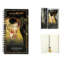 Blocnotes Klimt Kiss 40 de file 17x10 cm 0215041