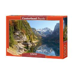 Puzzle de 1500 de piese cu Gosausee Austria Puzzle-ul are dimensiunile 68×47 cm Pentru cei cu varste peste 9 ani