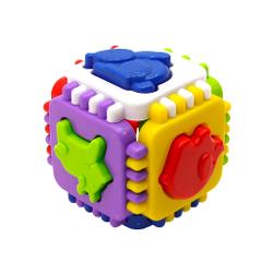 Un cub logic este o juc&259;rie educativ&259; pentru un copilPentru a face un cub copilul trebuie s&259; conecteze pere&539;ii care sunt 6 elemente colorateDin elementele cubului se pot realiza &537;i alte structuriCrearea constructiilor este foarte utila pentru dezvoltarea potentialului creativ al copiluluiÎn fiecare perete al cubului exist&259; o gaur&259; în form&259; la care trebuie s&259; alege&539;i o figur&259; de forma 