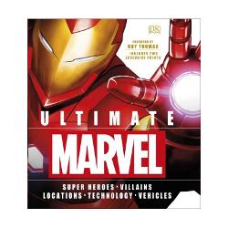 About Ultimate MarvelEvery significant Marvel Comics character location weapon gadget and vehicle one ultimate encyclopediaPacked full of incredible facts and stunning images this authoritative encyclopedia contains more than 650 entries and features a foreword by the legendary comic book writer Roy ThomasAll of Marvels iconic super heroes and villains are here from Captain Marvel to Corvus Glaive and Iron 