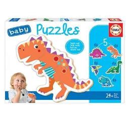 Puzzle Baby Puzzle Dinosaurs Educa Pentru cei cu varste de peste 2 ani 