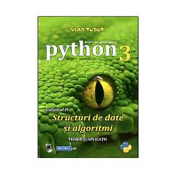 Dezvolta-ti Gandirea AlgoritmicaVolumul II al seriei Curs de programare in Python 3 contine informatii utile tuturor celor care studiaza programarea- elevi de liceu- studenti la facultati de profil  academii- profesori care stapanesc alte limbaje de programare- oricui interesat de subiectAccentul este pus pe intelegerea unor algoritmi clasici fundamentali adaptati limbajului de programare Python 3Cartea poate fi folosita si de elevii de 