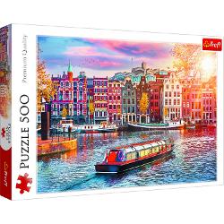 Puzzle cu 500 de piese Trefl Amsterdam 37428