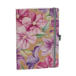 Agenda A5 cu elastic Kraft Clematite Artebene A220715