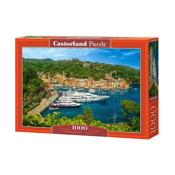 Puzzle de 1000 piese cu Portofino Italy Puzzle-ul are dimensiunile 68 x 47 cm si cutia 35×25×5 cm Pentru cei cu varste de peste 9 ani