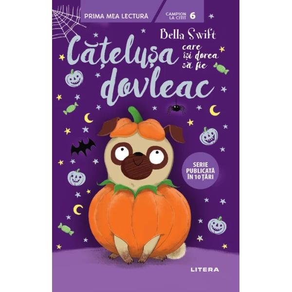 Peggy e invitata la o petrecere de Halloween… dar ea nu vrea sa meargaChloe prietena lui Peggy catelusa din rasa mops abia asteapta sarbatoarea de Halloween Insa lui Peggy ii e frica de vrajitoare de monstri de fantome si in special de intuneric Categoric nu vrea sa-si imbrace costumul de dovleac si sa plece la colindat cu Chloe Va putea oare aceasta catelusa fricoasa sa-si invinga temerile si sa se alature distractiei datatoare de fioriPrima mea lectura 