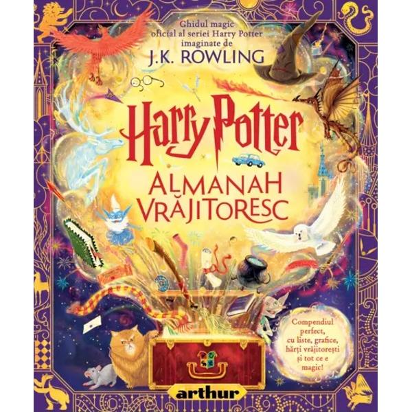 Ghidul magic oficial al seriei Harry Potter imaginate de JKRowlingP&259;trunde in lumea vr&259;jitoreasc&259; a lui Harry PotterDescoper&259; locuri magice studiaz&259; baghetologia întâlne&537;te animale fantastice &537;i afl&259; totul despre vr&259;jitorii &537;i vr&259;jitoarele din magosfer&259; De la P&259;l&259;ria de Selec&539;ie la formule magice &537;i utilizarea lor toate sunt cuprinse între aceste dou&259; coperte