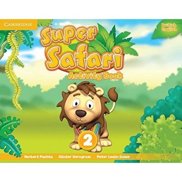 Super Safari British English edition is a three-level pre-primary course that welcomes very young children to English through stories songs and plenty of playtime while supporting their cognitive motor-sensory and social developmentSuper Safari fun continues with Activity Book Level 1 There are more songs for children to enjoy engaging TPR activities fascinating stories and projects at the end of each unit The exercises develop creativity encourage cross-curricular thinking 